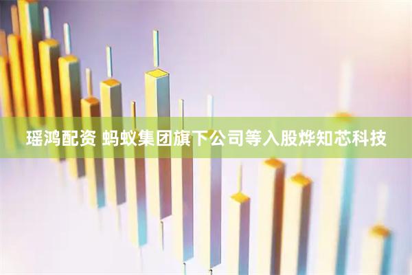 瑶鸿配资 蚂蚁集团旗下公司等入股烨知芯科技